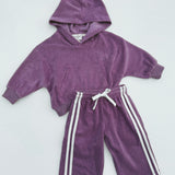 Terry Hoodie- Mulberry