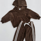 Terry Hoodie- Chocolate