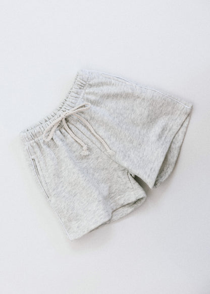 Comfort Sweatshort- Gray Melange