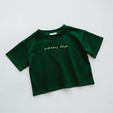 Boxy Graphic Tee- Ordinary Days- Green
