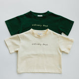 Boxy Graphic Tee- Ordinary Days- Cream