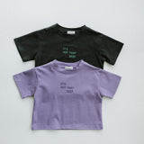 Boxy Graphic Tee- Deep- Charcoal