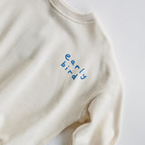 Graphic Crewneck- Early Bird- Cloud