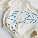 Graphic Crewneck- Early Bird- Cloud