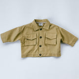 Cargo Jacket- Vintage Yellow