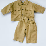 Cargo Jacket- Vintage Yellow