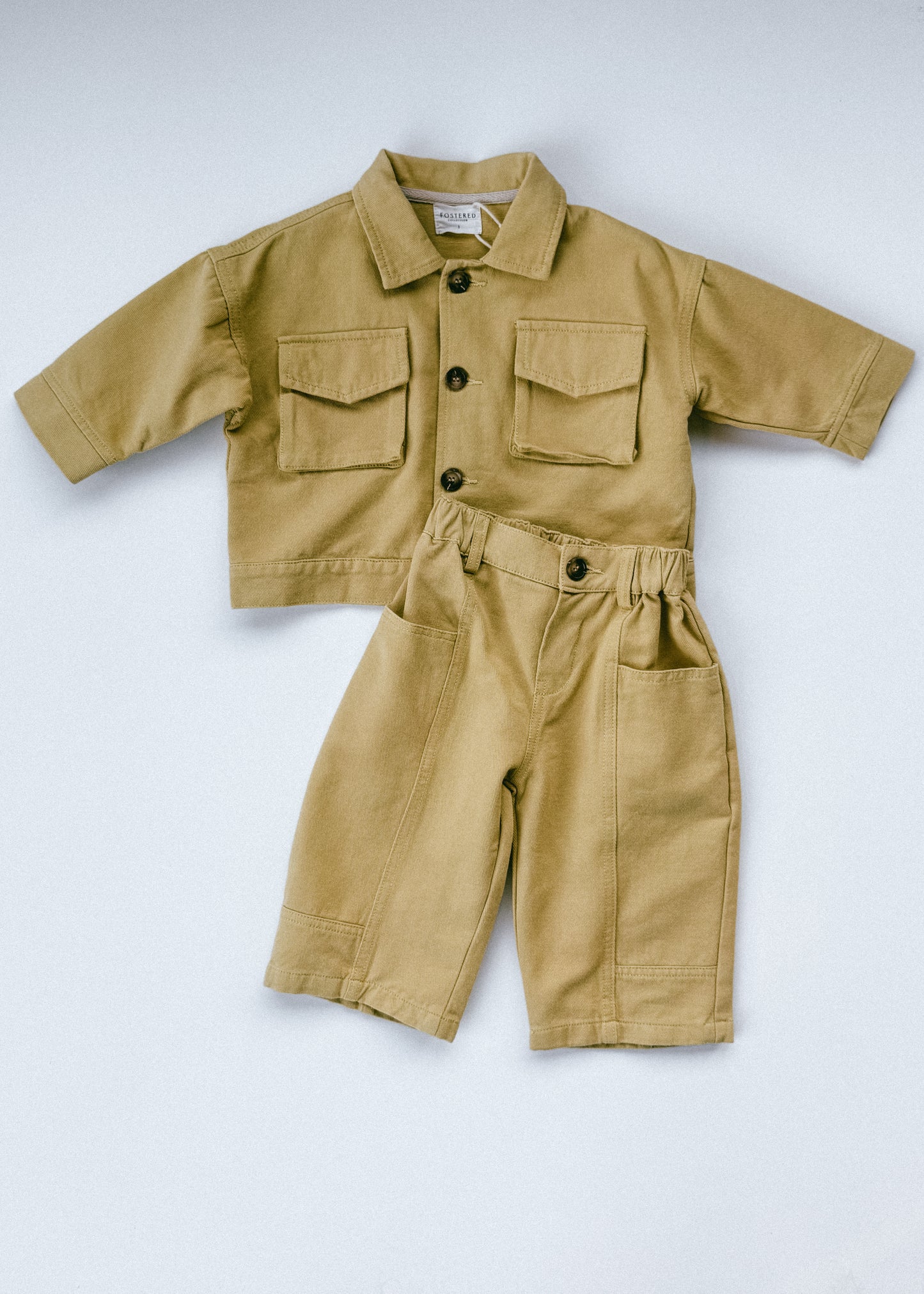 Cargo Pants- Vintage Yellow