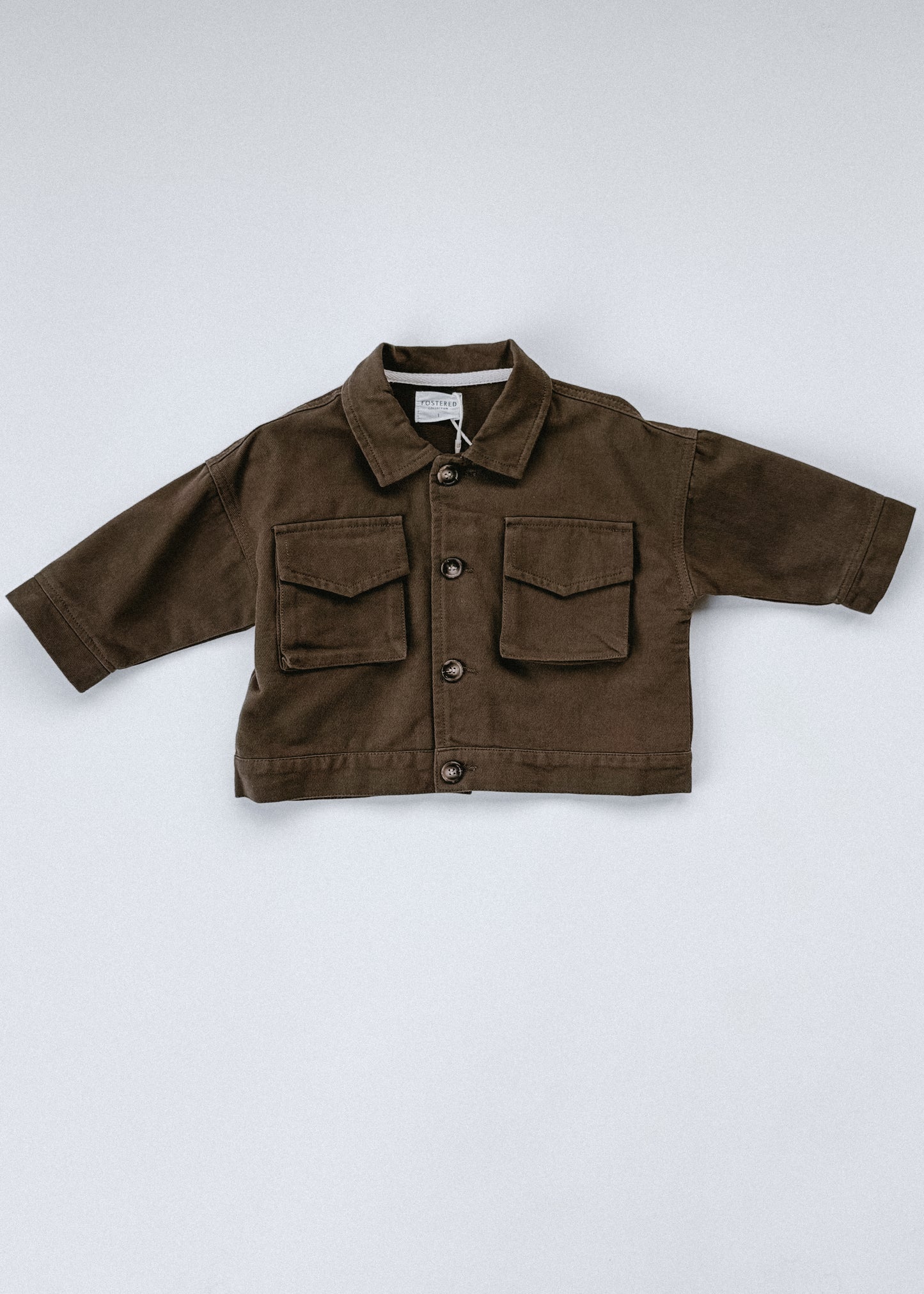 Cargo Jacket- Chocolate