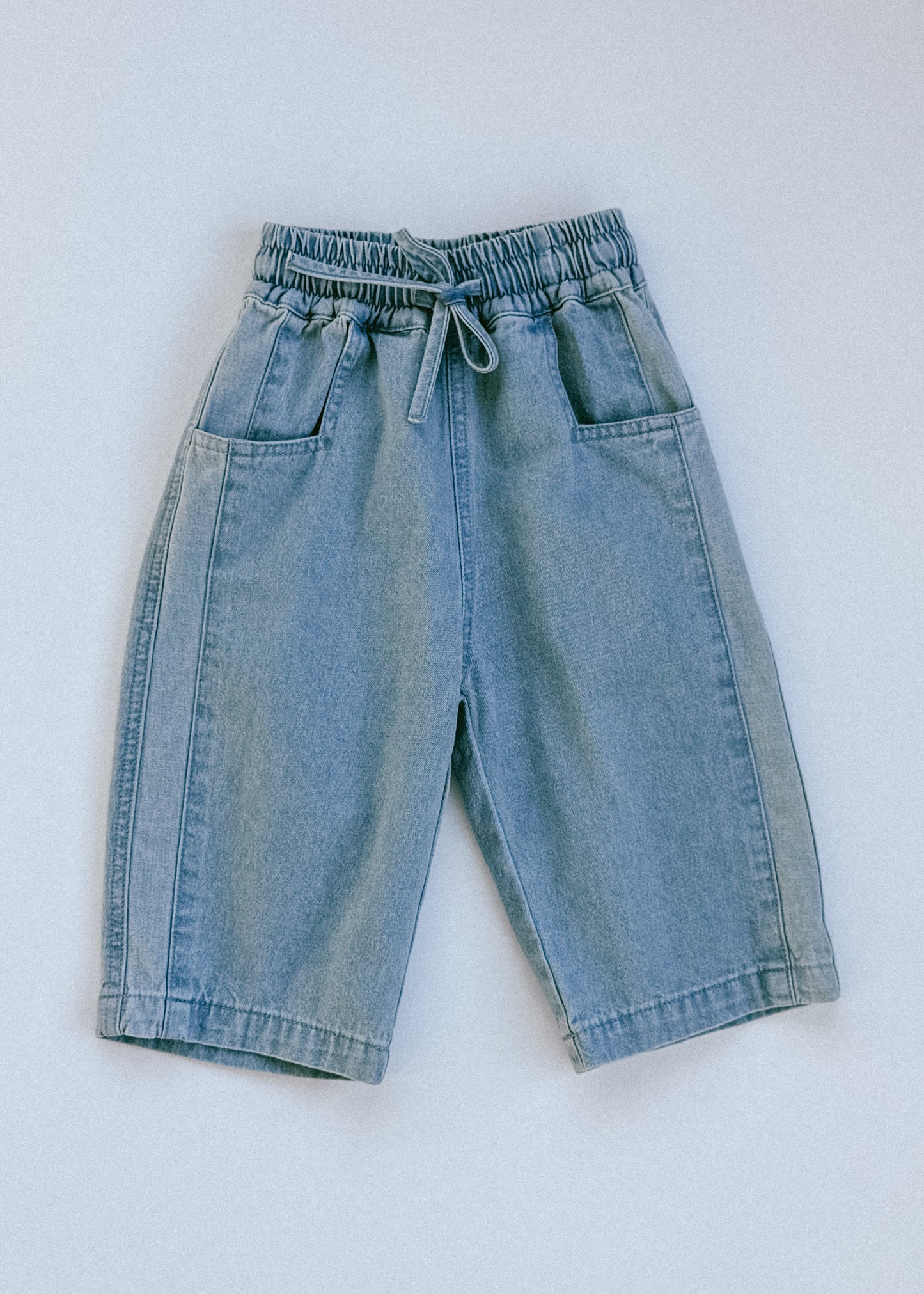 Side Stripe Denim Pants