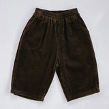 Baggy Cord Pants- Chocolate