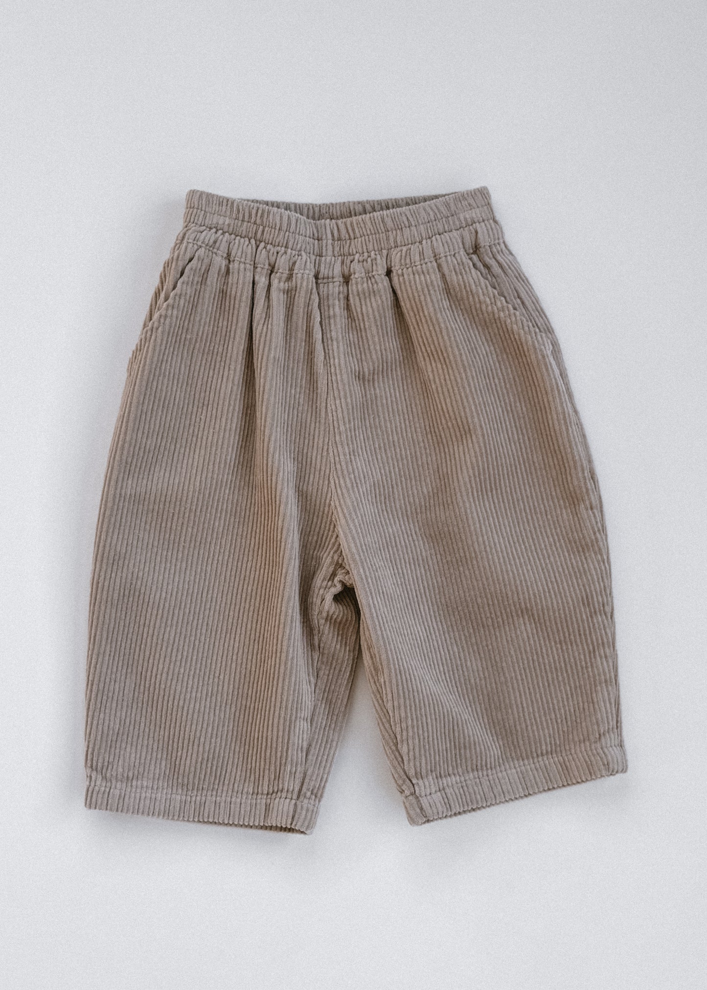 Baggy Cord Pants- Beige