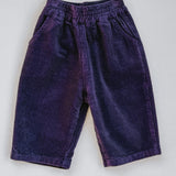 Baggy Cord Pants- Purple