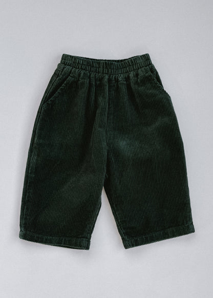 Baggy Cord Pants- Green