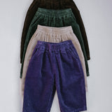 Baggy Cord Pants- Purple