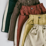 Side Stripe Pants- Brown