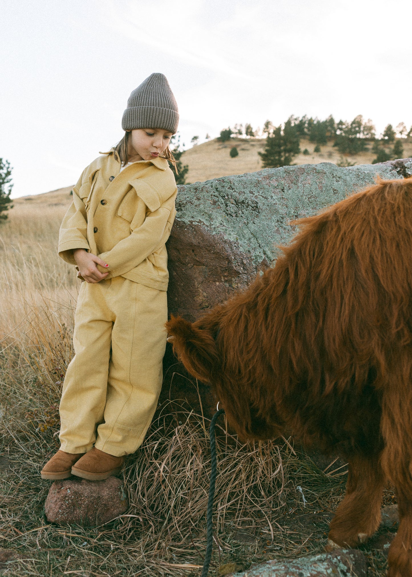 Cargo Pants- Vintage Yellow