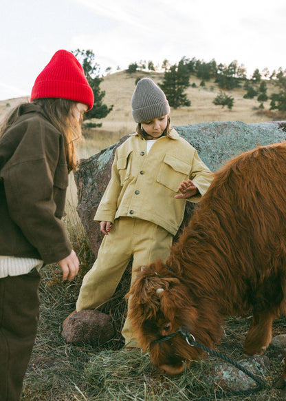 Cargo Pants- Vintage Yellow
