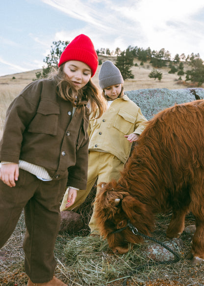 Cargo Jacket- Chocolate