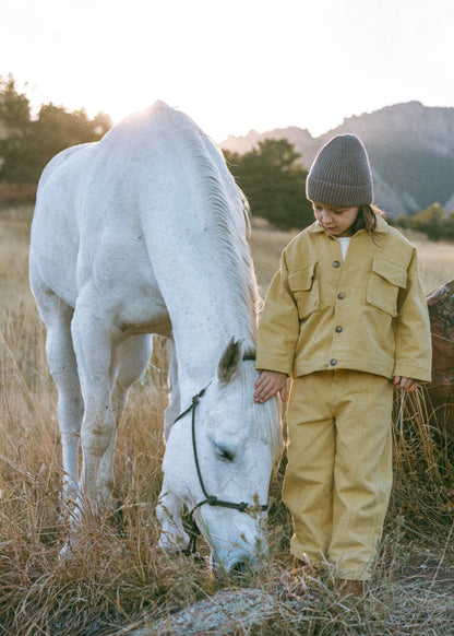 Cargo Pants- Vintage Yellow