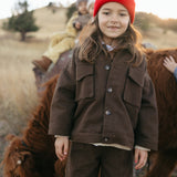 Cargo Jacket- Chocolate