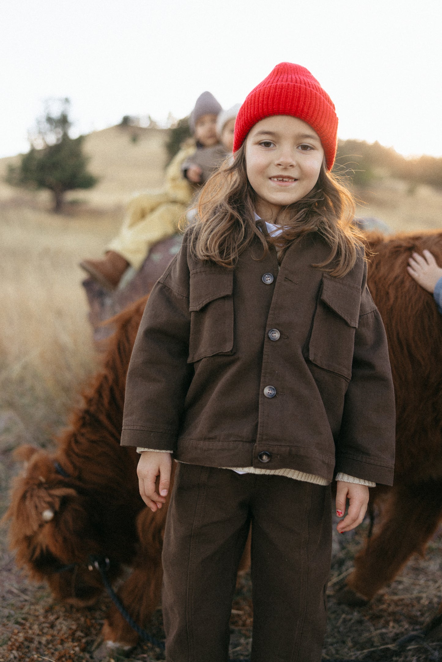 Cargo Jacket- Chocolate