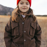 Cargo Jacket- Chocolate