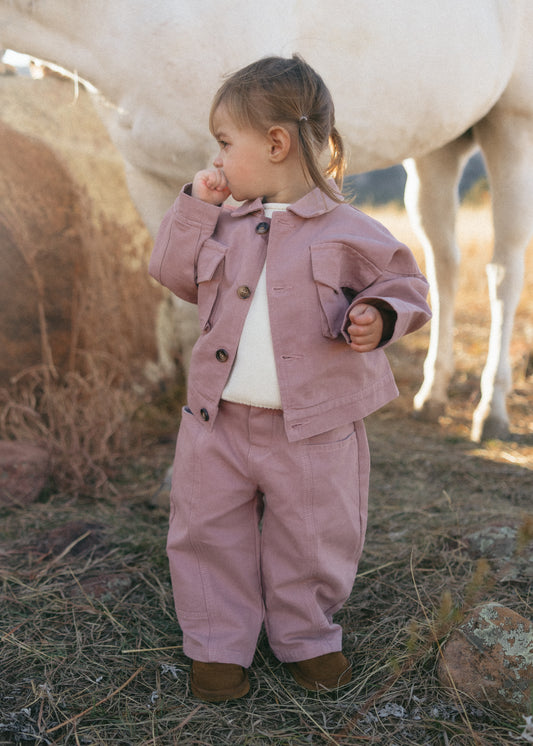 Cargo Pants- Dusty Rose