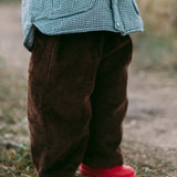 Baggy Cord Pants- Chocolate