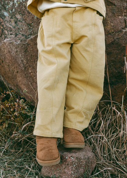 Cargo Pants- Vintage Yellow