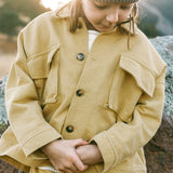 Cargo Jacket- Vintage Yellow