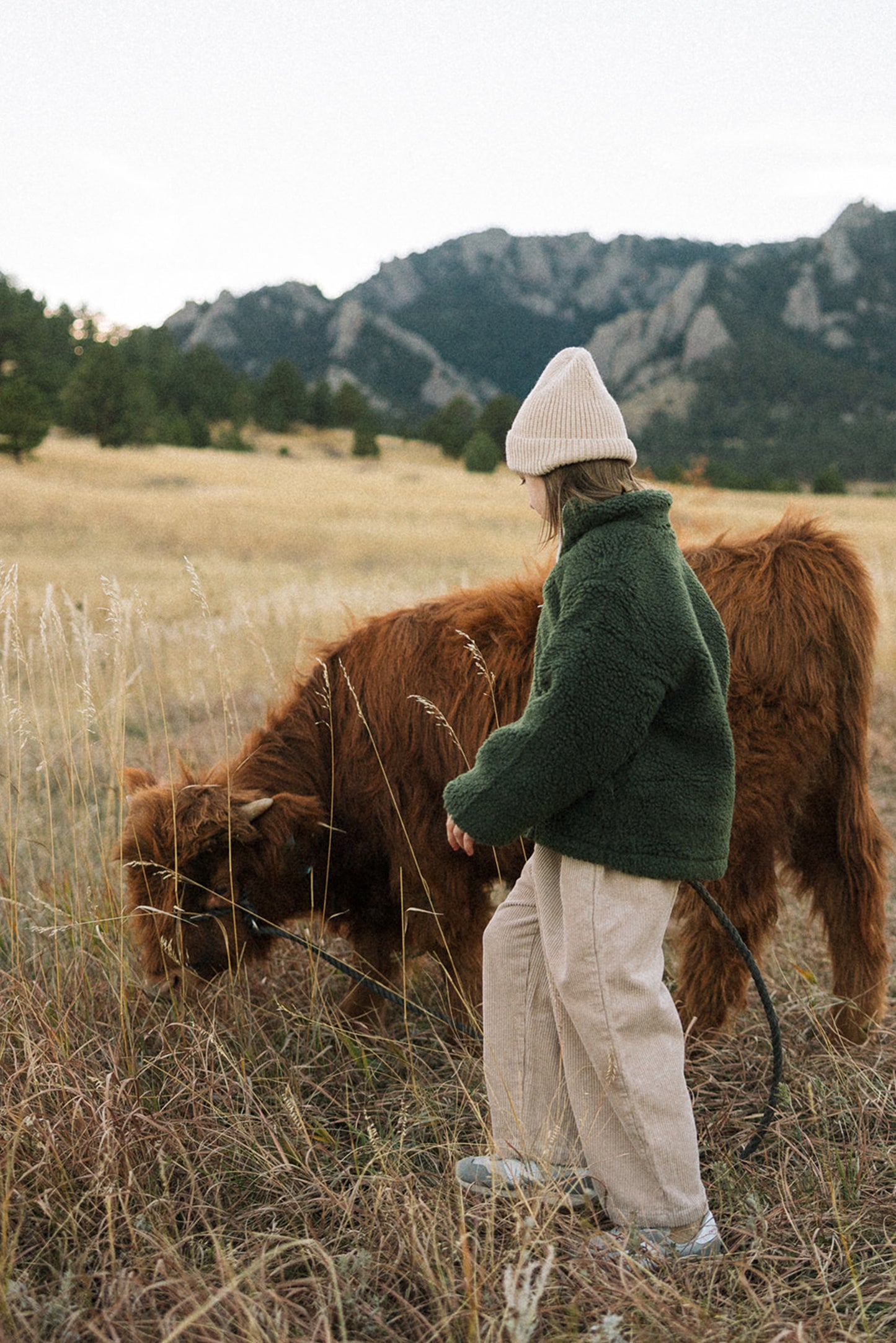 Baggy Cord Pants- Beige