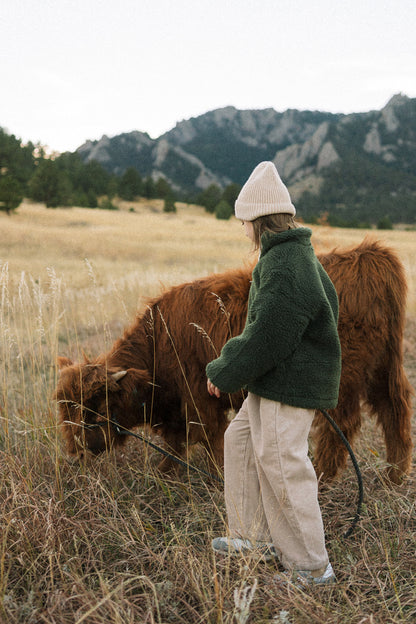 Baggy Cord Pants- Beige