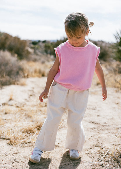 Sweater Vest- Pink