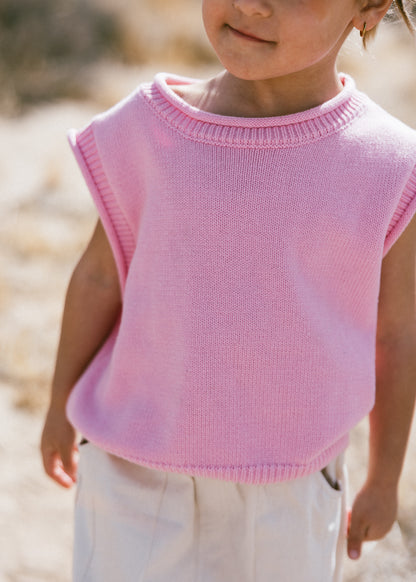 Sweater Vest- Pink