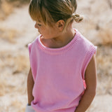 Sweater Vest- Pink