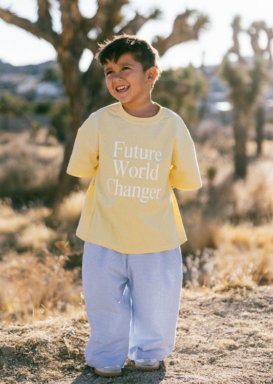 Oversized Graphic Tee- Future World Changer