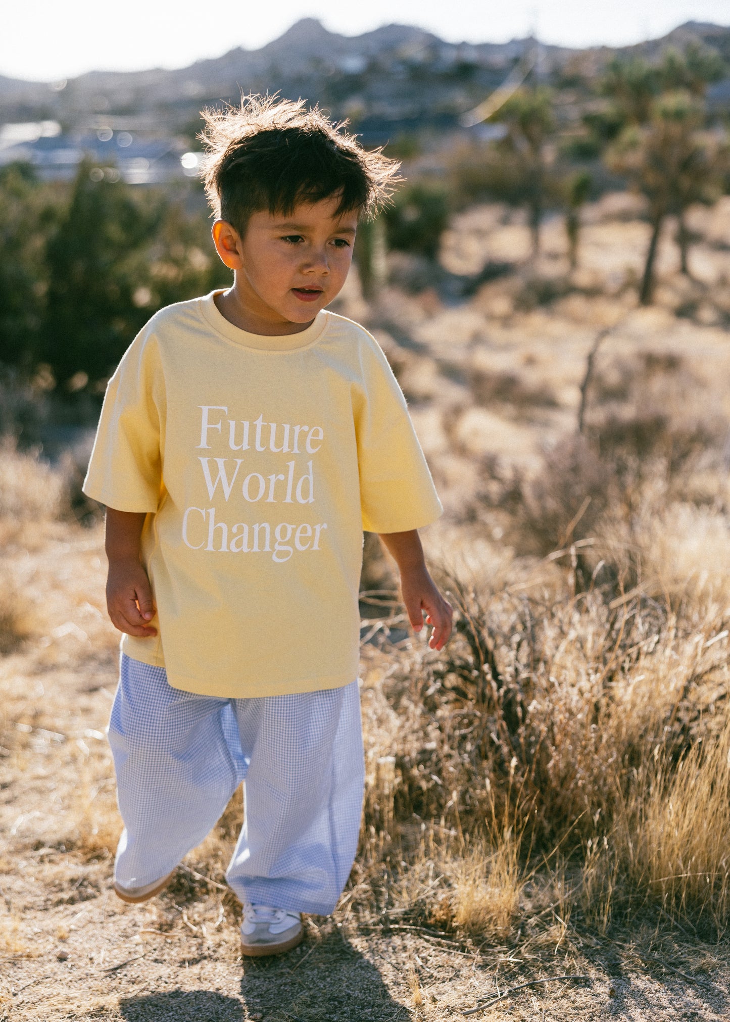 Oversized Graphic Tee- Future World Changer