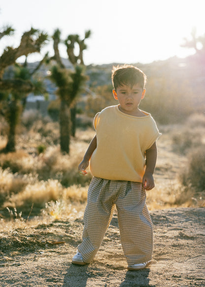 Sweater Vest- Muted Yellow