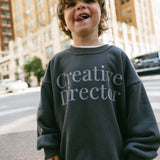 Graphic Crewneck- Creative Director- Charcoal