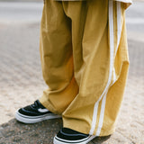 Poplin Racer Pants- Honey Tea