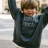 Graphic Crewneck- Creative Director- Charcoal