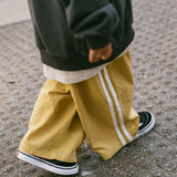Poplin Racer Pants- Honey Tea