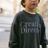 Graphic Crewneck- Creative Director- Charcoal