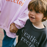 Graphic Crewneck- Creative Director- Charcoal