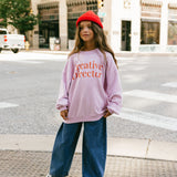 Graphic Crewneck- Creative Director- Light Purple