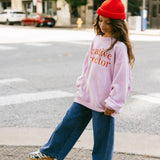 Graphic Crewneck- Creative Director- Light Purple