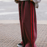 Waffle Racer Pants- Wild Cherry