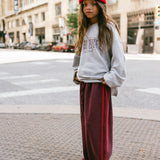 Waffle Racer Pants- Wild Cherry