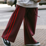 Waffle Racer Pants- Wild Cherry