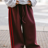Waffle Racer Pants- Wild Cherry